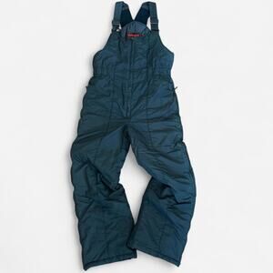 VTG Yamaha Snow Bib Overalls Womens Medium Regular Blue Snowmobile Ski Pants B10